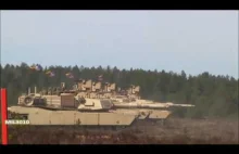 amerykanskie czolgi M1A2 na Litwie