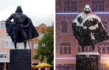 W Wejherowie mają pomnik Dartha Vadera. Ale tylko gdy spadnie śnieg