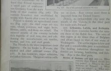 Opis Polski w książce do geografii w USA z lat 30 XX w.