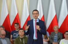 Premier Morawiecki w Pelplinie mówi o zaufaniu.