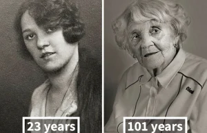 Then & Now: Niesamowite zdjęcia ludzi za młodu i w wieku 100lat
