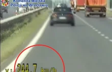 Kobieta jechała 245 km/h pod Wrocławiem. Spieszyła się do mechanika