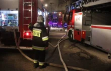 Pożar w kamienicy w Katowicach