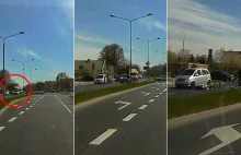 15-latka na rowerze uderzyła w auto. "To nagranie może być przestrogą"