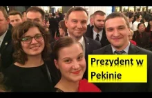 Prezydent Andrzej Duda w Pekinie - Spotkanie z Polonią