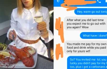 Guy Refuses To Pay $126 For His Date’s Food, So She Shows Him Her True...