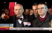 Janusz Korwin-Mikke w Legionowie (16.03.2015 Polsat News)