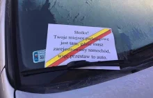 „Słoiku Twoje miejsce parkingowe jest tam, gdzie masz zarejestrowany...