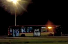 Jazda autobusu MPK pod prąd na S17