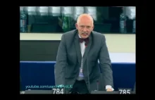 [ENG] Janusz Korwin-Mikke w Parlamencie Europejskim 15.09.2014