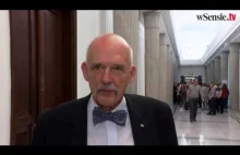 Korwin-Mikke na temat kary 250 tyś euro za każdego, nieprzyjętego imigranta...