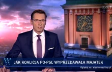 "Wiadomości" jak komitet wyborczy PiS. Trzy czwarte czasu dla władzy, 29 sekund