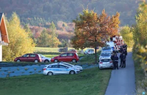 Desperat więził w domu żonę. Obecność anteterorystów, negocjatora.