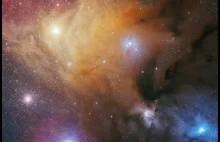 Antares w chmurze Rho Ophiuchi. Głęboki Kosmos z podwórka.