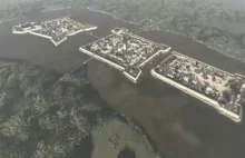 Szigetvár - węgierskie miasto - twierdza na wodzie | animacja 3D »