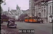 Przedwojenna Warszawa w kolorze 1939 nieznany film!