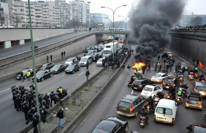 France hit by day of protest as workers take to the streets