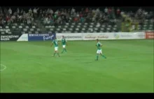 Sandecja 3-1 Olimpia śmieszny gol z rzutu wolnego