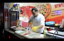 Rosyjski mistrz w robieniu kebaba