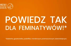 Powiedz "tak" dla feminatywów!