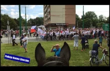 Praca policjanta widziana z końskiego siodła | ME U-21 Tychy