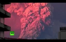 Potężna erupcja wulkanu w Chile! - VIDEO