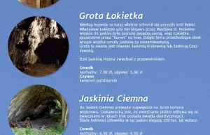 Infografika Ojcowski Park Narodowy