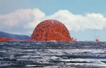 Zdjęcie ogromnej bańki magmy na oceanie obiega internet. Ma ponad 20 m średnicy