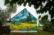 Wielka sztuka we wsi Brzózki. Murale inspirowane twórczością Van Gogha
