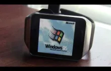 Windows 95 uruchomiony na smartwatchu Samsung Gear