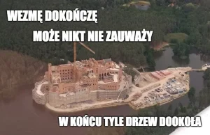 Zamek w Stobnicy wciąż rośnie, służby ustalają dlaczego