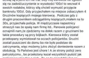 Brutalnie pobity człowiek przez gruzinów z Ubera