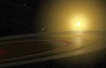 Gigantyczne pierścienie w systemie pobliskiej gwiazdy