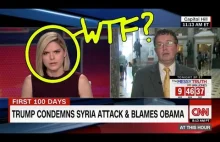 Prowadząca CNN zszokowana bo kongresmen kwestionuje użycie gazu przez Assada.