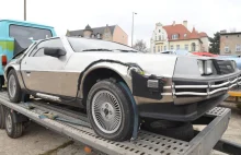 W Gorzowie wylądował... DeLorean z Powrotu do Przyszłości!...