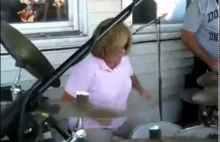Szalona mama na perkusji