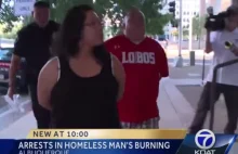 USA: rodzinka spaliła bezdomnego, by zabawić dzieci!