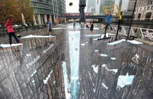 Największe na świecie uliczne malowidło 3D