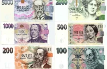 Czesi skupili waluty za miliard euro. Korona jest za mocna!
