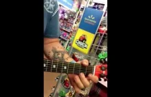 Utwór Stevie Ray Vaughana na dziecięcej gitarce z Walmartu