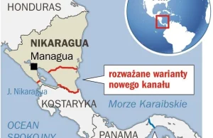 Chińczycy mają zbudować rywala dla Kanału Panamskiego