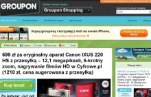 Naciąganie klientów Grupon.pl - ciąg dalszy