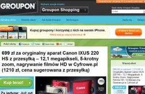 Naciąganie klientów Grupon.pl - ciąg dalszy
