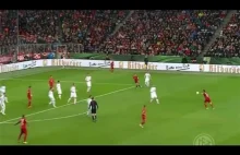 Piękny gol Xabiego Alonso (Bayern Monachium) w meczu DFB Pokal