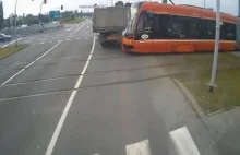 Hit z WYKOPU - naciągany! Zderzenie tramwaju z ciężarówką - a jak było naprawdę?