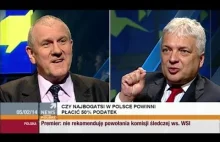 Jan Guz (OPZZ) vs Robert Gwiazdowski (CAS) - o podatku 50% dla najbogatszych