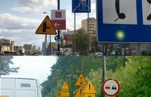 Przepełnienie dróg znakami