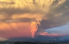 Erupcja wulkanu Calbuco...