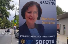 Która z partii dopuściła się nielegalnego plakatowania?