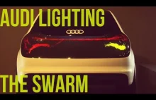 Audi eksperymentuje z nowym rodzajem "pełzających" świateł.